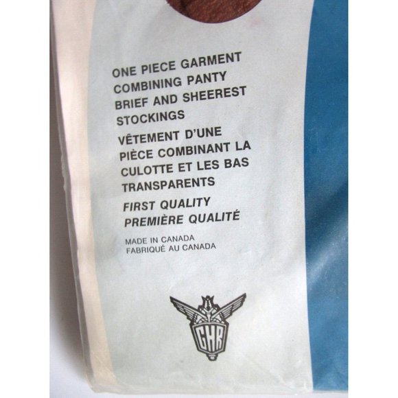 Vintage All in One Fit Lon Panti Hose - Canada New Old Stock Unopened 100% Nylon - Picture 2 of 5